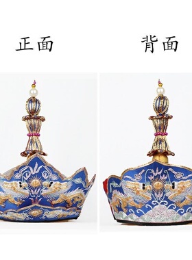 毗卢帽纯手工五方佛五冠帽五佛帽法师帽送铁通出家僧人和尚法会帽