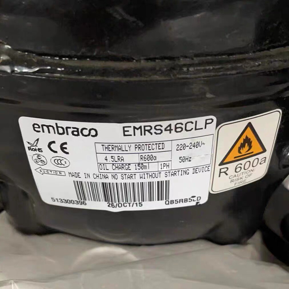 全新恩布拉科EMY26CLC/EM2C32CLT/EMR46CLP/EMZ66CLP冰箱压缩机