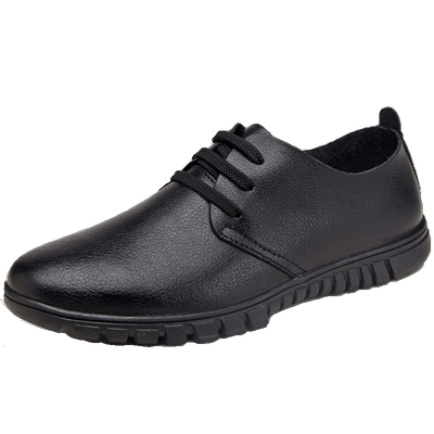 夏季镂空透脚蹬懒人真皮皮鞋