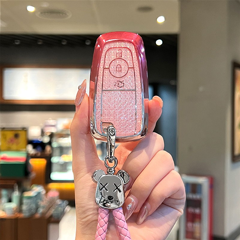 适用福特钥匙套蒙迪欧福克斯锐界l福睿斯探险者车扣壳女25款2025