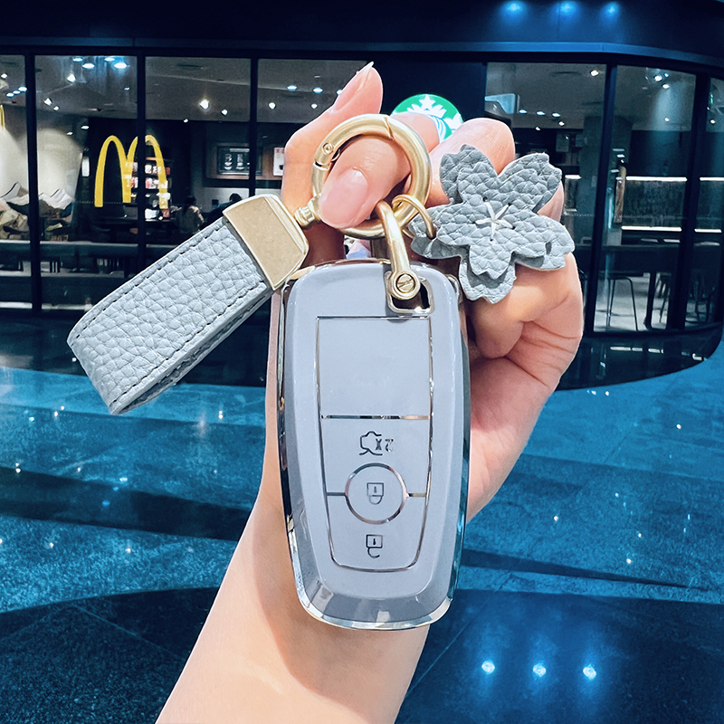 适用福特福克斯钥匙套福睿斯蒙迪欧锐际锐界l探险者车扣2025款25