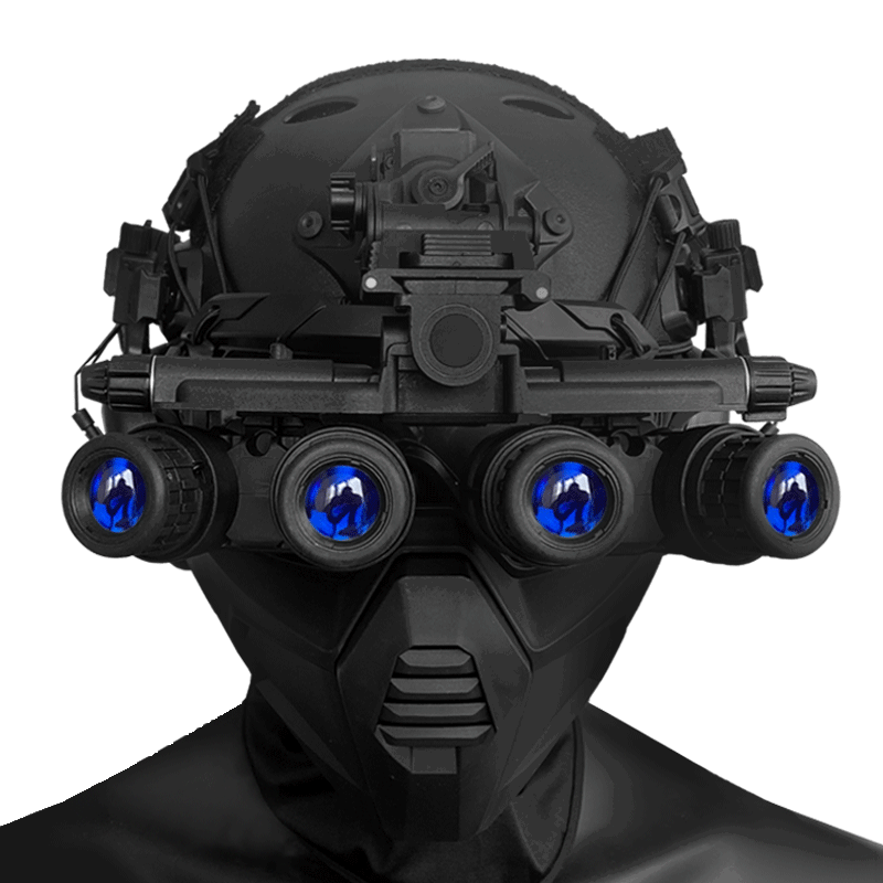 wzjp无贼海基战术头盔双目四筒夜视仪模型军迷全套装备儿童成人CS