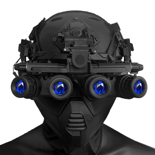 wzjp无贼海基战术头盔双目四筒夜视仪模型军迷全套装备儿童成人CS