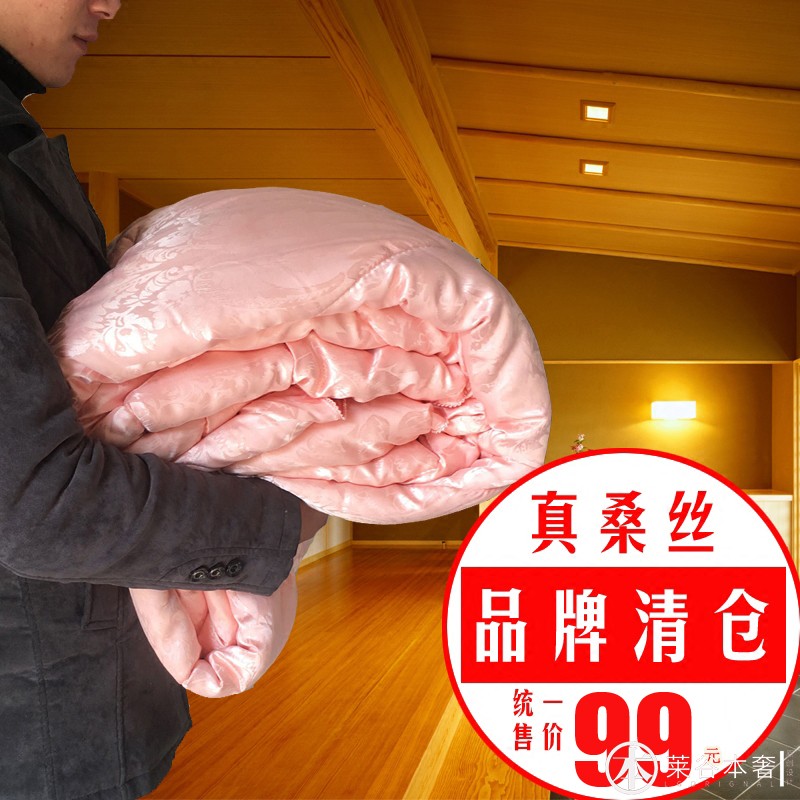 加厚保暖婚庆单双人蚕丝被