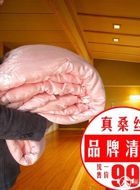 加厚保暖婚庆单双人蚕丝被