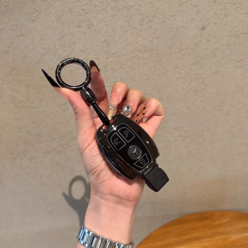 适用奔驰gla200钥匙套c200l扣b200车cla220c180lglc260金属保护壳