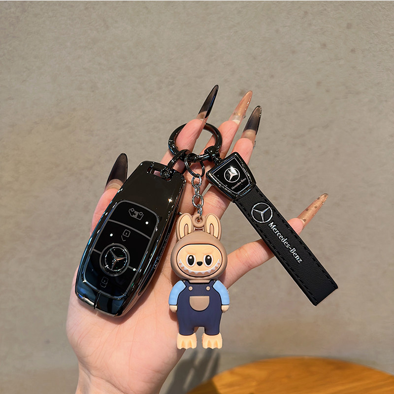 适用于奔驰威霆钥匙套高档威霆精英版/商务版金属包扣