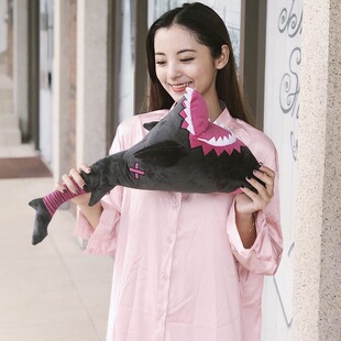 监管者厂长道具武器鲨鱼棒毛绒玩偶抱枕鲨鱼锤子