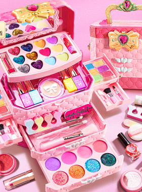 儿童化妆品无毒女孩彩妆套装正品全套化妆盒公主礼盒玩具小孩专用
