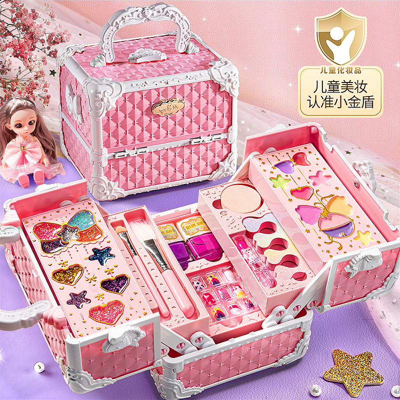 儿童化妆品彩妆套装正品全套公主化妆盒女孩无毒新款礼盒可水洗