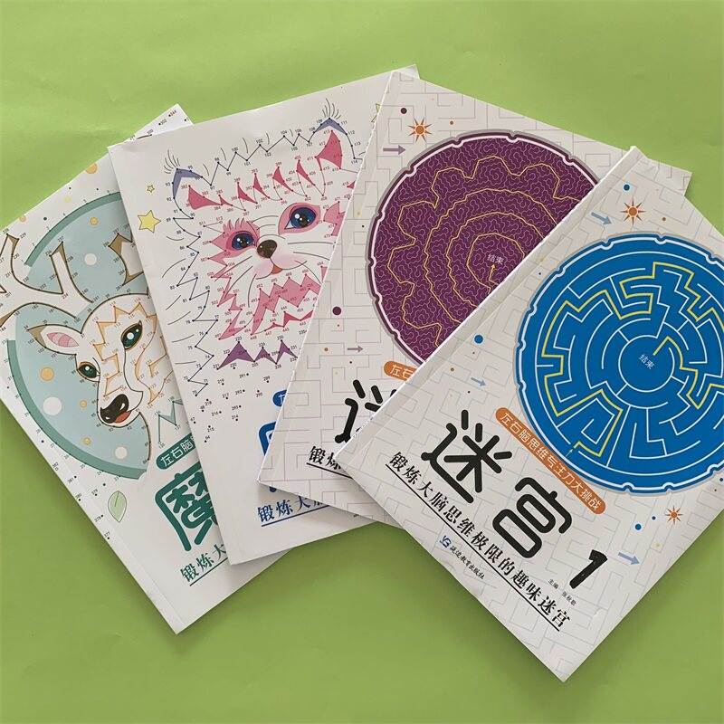 迷宫专注力大挑战幼儿园高难度迷宫魔线小学生思维益智游戏幼小衔接3