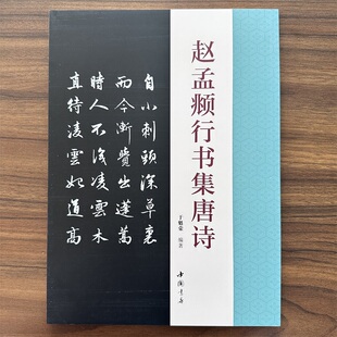 【14年老店】赵孟頫行书集唐诗碑帖成人学生字帖简体旁注古代文化艺术法帖名家古诗词书法理论赏析技法研究临摹范本毛笔字帖
