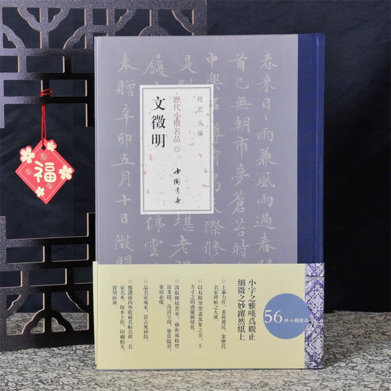 【14年老店】弘蕴轩 历代小楷名品文徵明 名家精选作品集毛笔书法临摹贴文征明书法字帖 310页琴赋九成宫醴泉铭等小楷书法毛笔作品