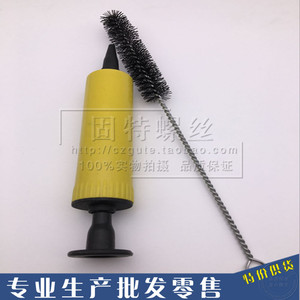 化学螺栓化学锚栓膨胀螺丝打孔清洁配套工具气筒+毛刷1套吹灰专用