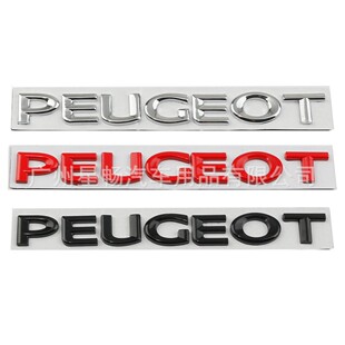 适用标致307 308 408 508 3008 4008后备箱英文标PEUGEOT字母车标