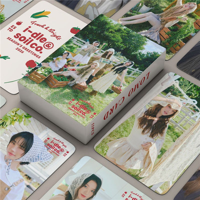 55张I-DLE宋雨琦小卡2026 Season's Greetings 镭射卡收藏自印卡