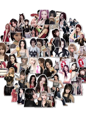 55张宝怪babymonster自制贴纸不干胶防水装饰贴纸郑雅譞ASA李茶仁