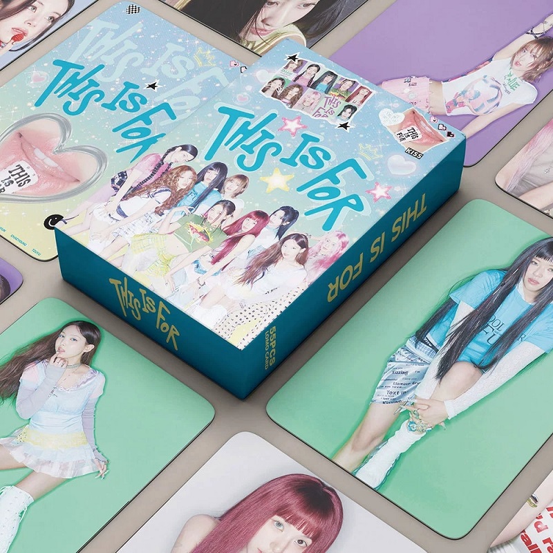 Twice女团自印小卡 55张Lomo卡 This Is For新专周边明信片照片卡
