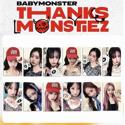 BABYMONSTER日本随机卡 THANKS MONSTIEZ快闪随机卡 宝怪新年卡