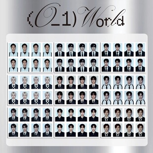 ZB1台历 2026证件照自印周边一寸照片 WORLD 照片特典收藏卡章昊