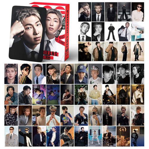 127张ARIRANG 小卡贴纸 RM金南俊卡片自印收藏3寸明信片明星周边