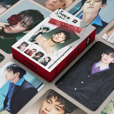 金泰亨V TYPE 非 PhotoBook周边照片卡ins55张自印3寸小卡明信片