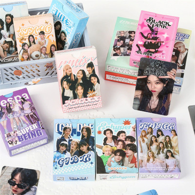 韩娱内娱明星IDLE宋雨琦周边专辑自印小卡写真镭射卡片高颜卡片