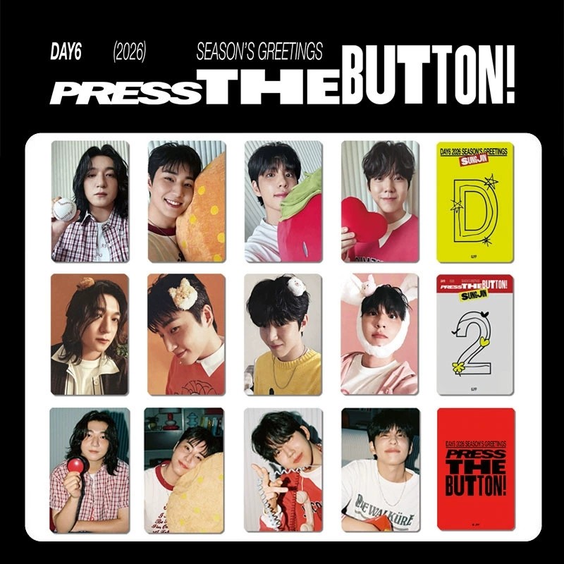 DAY6 2026台历卡明信片固配卡特典卡朴晟镇 自印周边粉丝收藏卡,节庆用品/礼品,文化创意明信片,淘宝优惠券,粉丝福利购,淘宝优惠卷