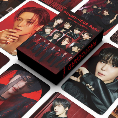 ATEEZ专辑55张明信片GOLDEN HOUR : Part.3小卡卡片收藏照片 崔伞