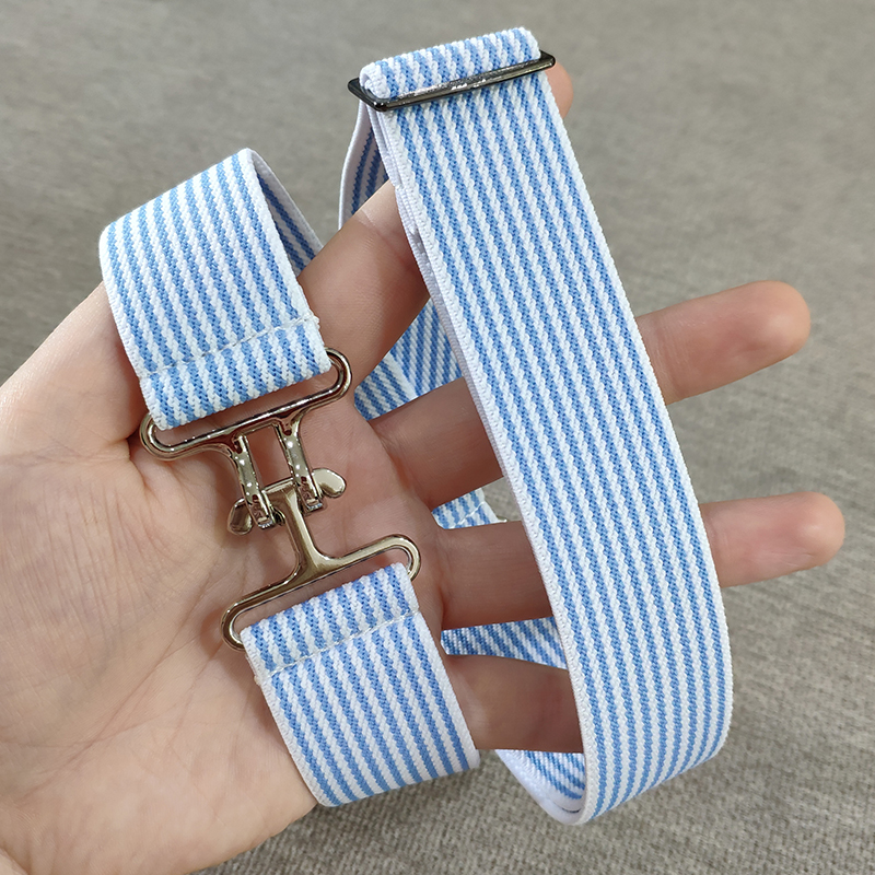 包邮3cm松紧黑白红紫黄束缚腰带