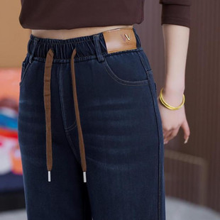 阔腿裤 2.24精选正版 休闲百搭窄版 高腰直筒牛仔裤 显瘦老钱 2026新款