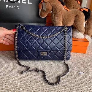 2.55中号牛皮单肩斜挎包 二手闲置香奈儿Chanel