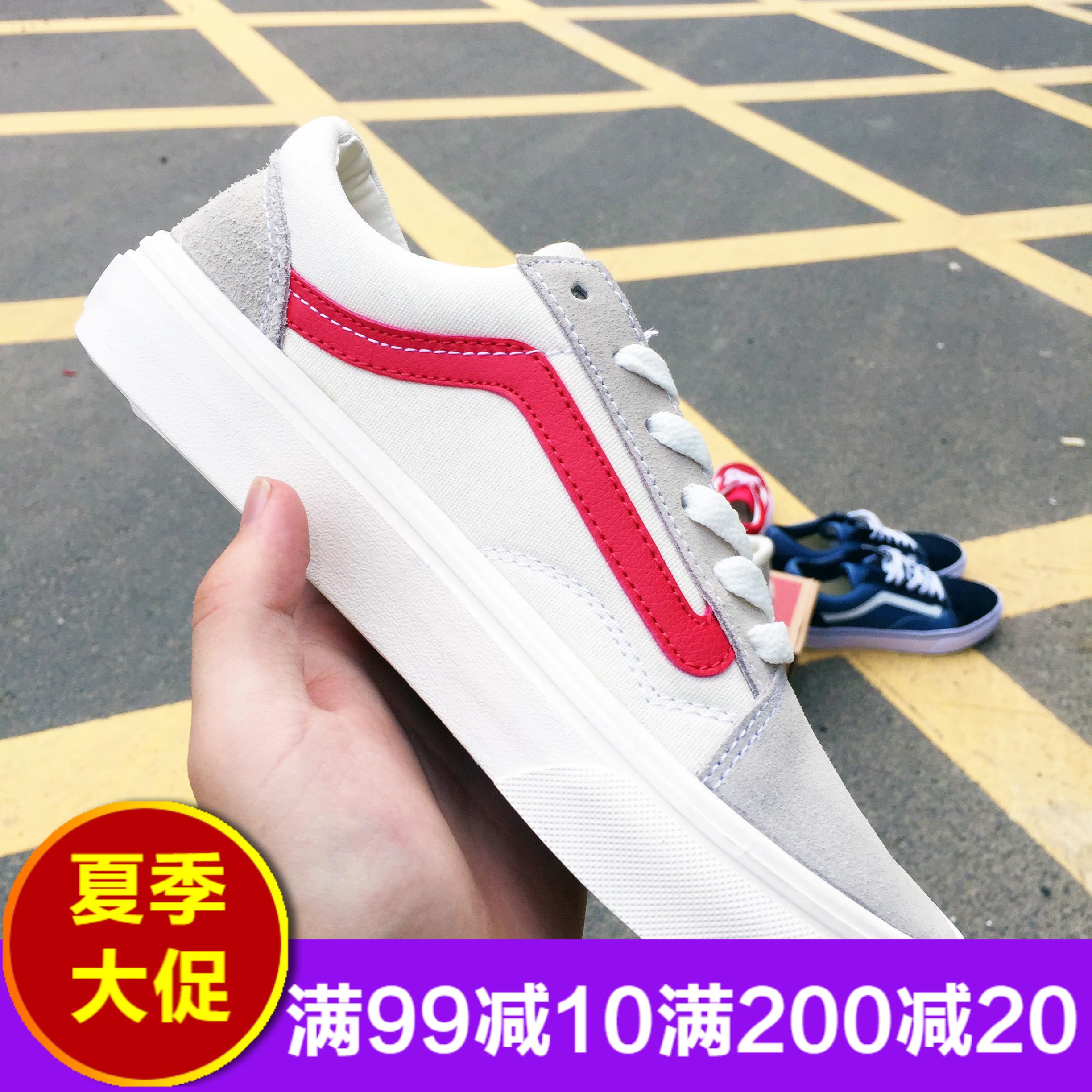 夏季新款萬斯范斯女鞋男鞋低幫情侶帆布鞋休閑高幫滑板鞋經典款