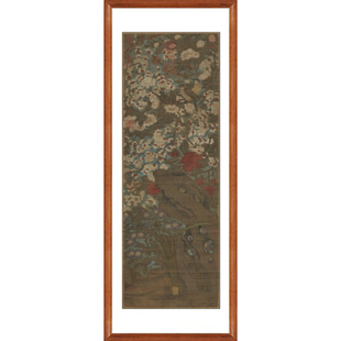 宋人花鸟画玉堂富贵图非手绘挂画装饰画客厅仿古工笔画字画卷轴画