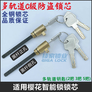 适用惠氏Y-HUA适用樱花SAKURA指纹锁锁芯步阳智能锁头电子门锁芯