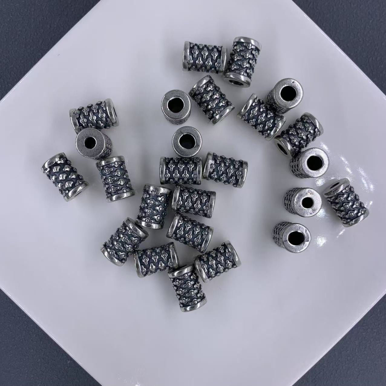 精工三七老银桶珠合集配件手工diy文玩时尚配饰佛珠串珠手链项链,饰品/流行首饰/时尚饰品新,手饰/手串,淘宝优惠券,粉丝福利购,淘宝优惠卷