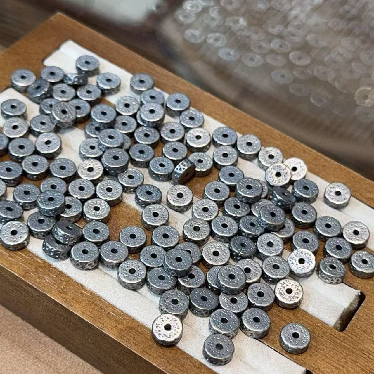 DIY精工三七老银无相隔片隔珠配件手工编绳文玩佛珠手串串珠配饰,饰品/流行首饰/时尚饰品新,手饰/手串,淘宝优惠券,粉丝福利购,淘宝优惠卷