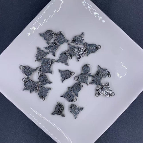 DIY精工三七老银鼎钟吊坠配件手工文玩配饰佛珠手串原创配件