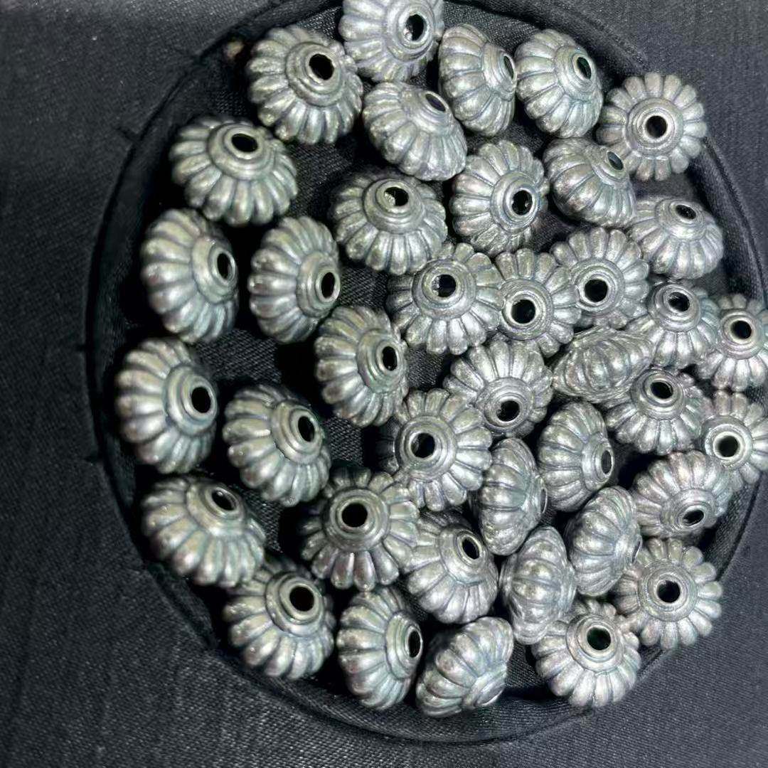 精工三七银飞碟南瓜隔珠配件手工DIY文玩时尚配饰佛珠串珠手链,饰品/流行首饰/时尚饰品新,手饰/手串,淘宝优惠券,粉丝福利购,淘宝优惠卷