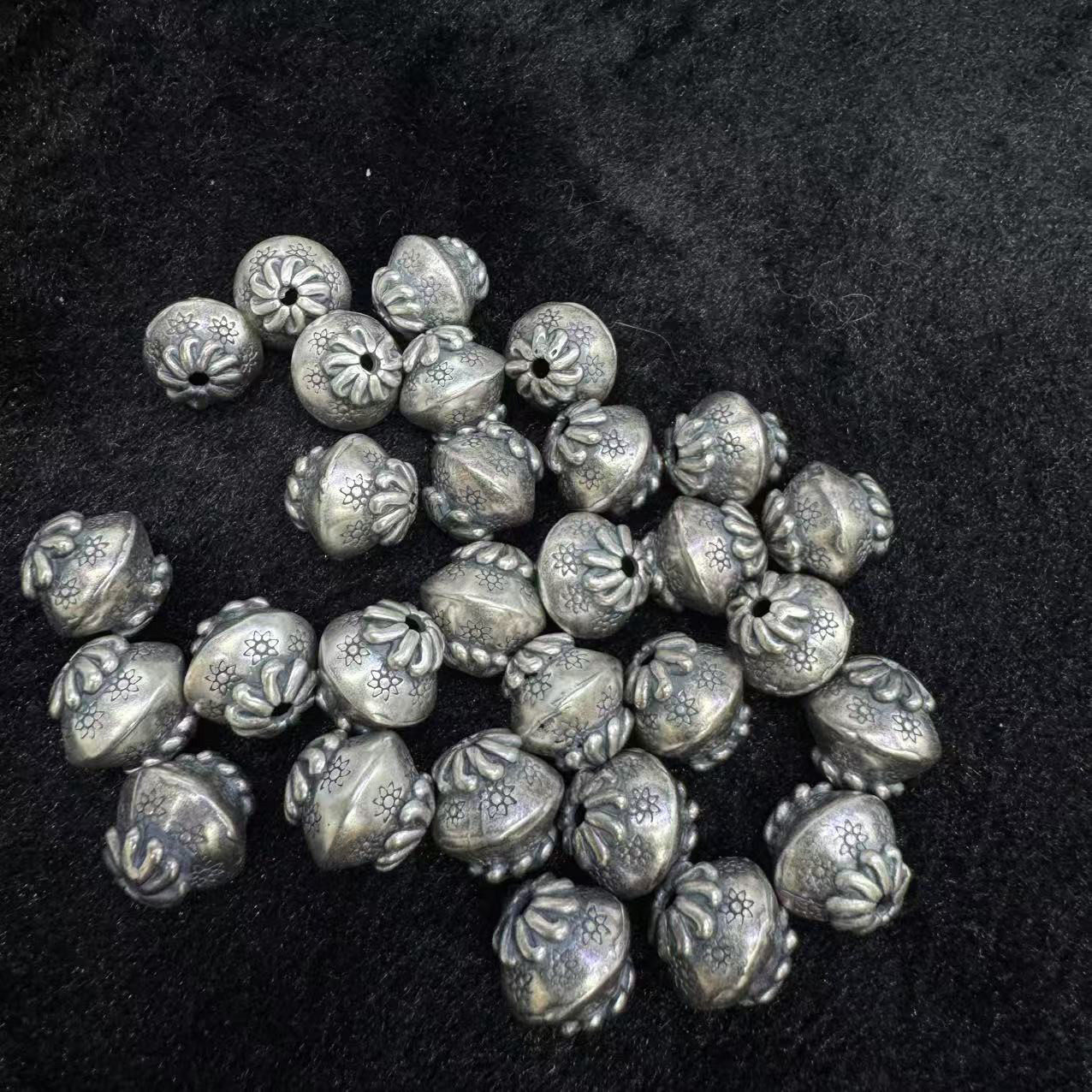 DIY精工三七老银花花糖果珠手工编绳配件配饰散珠子女款手链项链,饰品/流行首饰/时尚饰品新,DIY配件,淘宝优惠券,粉丝福利购,淘宝优惠卷