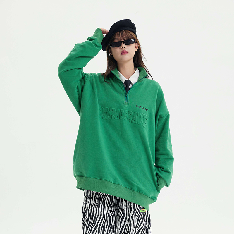 oakao官方店潮牌ins同款套头卫衣