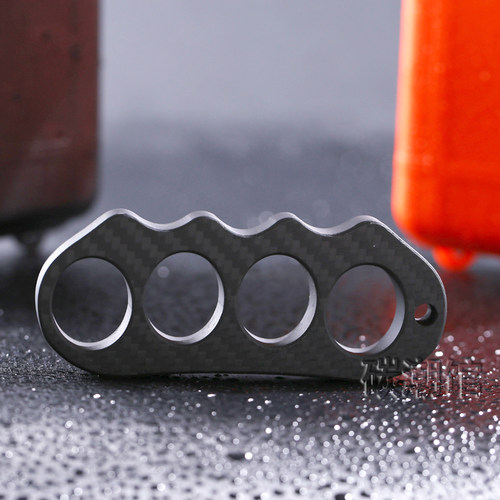 指虎合法防身随身携带打架车载破窗手撑子碳纤维逃生战斗拳扣