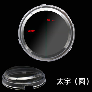 电动踏板车透明仪表盖太宇圆形仪表壳透明码表外壳摩托车里程表罩