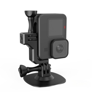 适用gopro10/11/12/13竖拍支架转接头铝合金运动相机三脚架转换座