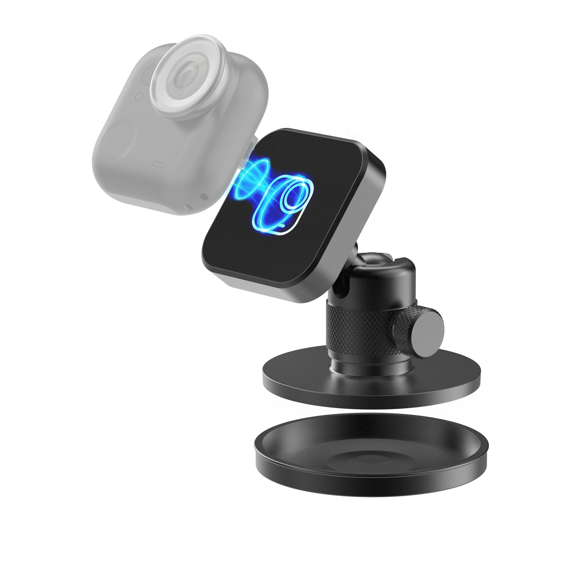 适用于影石insta360 GO Ultra磁吸快拆云台底座 粘贴式磁吸支架