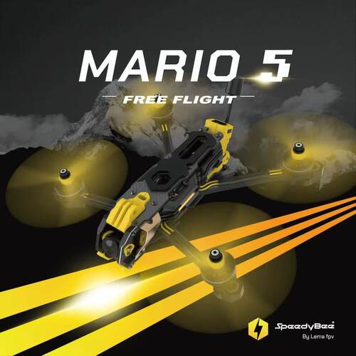 SpeedyBee Mario 5寸 DC/XH 机架 穿越机FPV竞速数字模拟机架配件