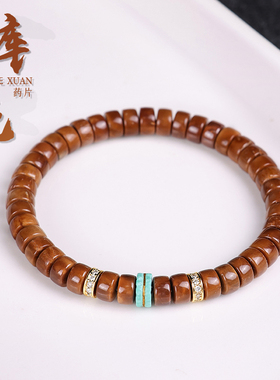 精品A+高抛库克药片单圈直切手串菩提子佛珠绕指柔文玩男士手链女