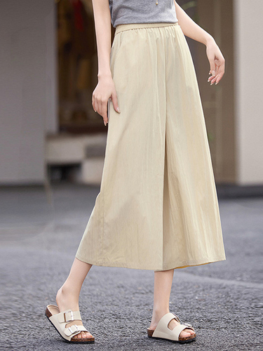 Xishijie eight-point Yamamoto pants women's summer thin 2026 new commuter high-waist drape loose casual wide-leg pants
