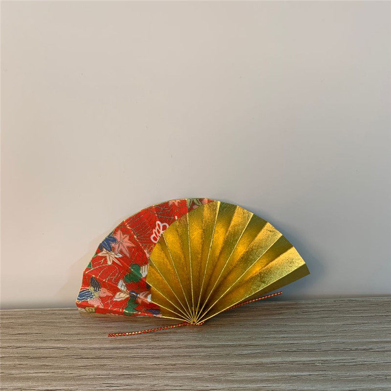 日本料理装饰品刺身摆盘扇装饰绳结