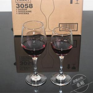 利比红酒杯Libbey30583057高脚性感葡萄酒杯子透明玻璃啤酒洋酒杯